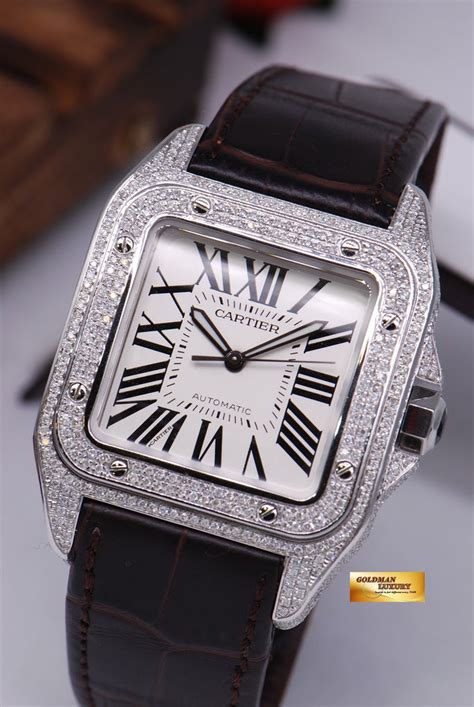 cartier santos tank|cartier santos xl diamond.